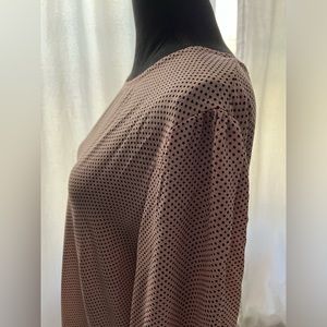 Polka dots blouse pink